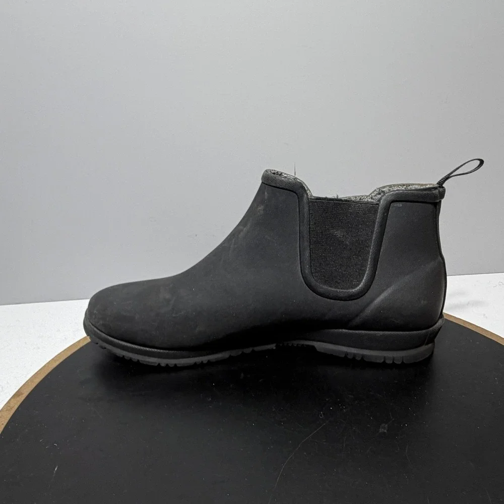 Bogs Boots Womens Size‎ 10 Black Sweetpea Winter Faux Fur Lined Chelsea Rain